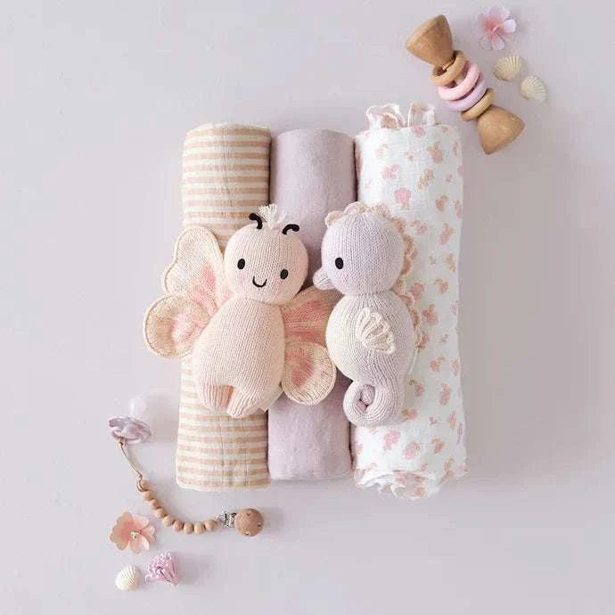 Cuddle + Kind Baby Seahorse Lilac