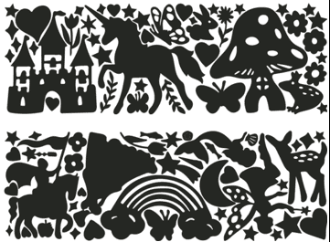 Fairy Tales Glow in the Dark Wall Stickers