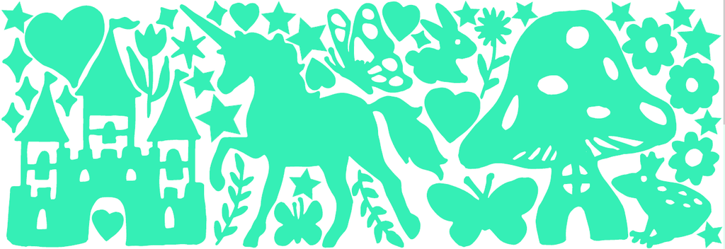 Fairy Tales Glow in the Dark Wall Stickers