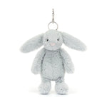Bashful Silver Bunny Bag Charm - Jellycat plush toy