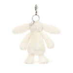 Blossom Cream Bunny 'Berry' Bag Charm - Jellycat plush toy, view 3