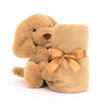 Bashful Toffee Puppy Soother - Jellycat plush toy, view 4