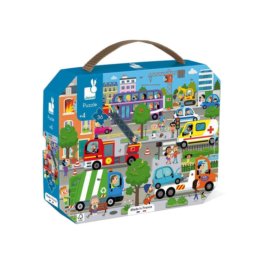 Janod Puzzle City - 36 PCS